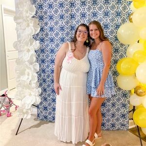 SHEIN Blue Floral Romper